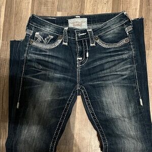 Big Star Women's Dark Blue Straight Leg Jeans